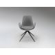Scaune - Scaun pivotant dining design elegant Zuna gri