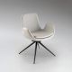 Scaune - Scaun pivotant dining design elegant Zuna alb