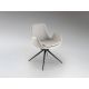 Scaune - Scaun pivotant dining design elegant Zuna alb