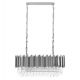 Candelabre, Lustre - Lustra suspendata, Cristale de Sticla, Glamour Long Silver 90