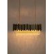 Candelabre, Lustre - Lustra suspendata, Cristale de Sticla, Glamour Long Silver 90