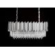 Candelabre, Lustre - Lustra suspendata, Cristale de Sticla, Glamour Long Silver 90