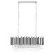 Candelabre, Lustre - Lustra suspendata, Cristale de Sticla, Glamour Long Silver 90