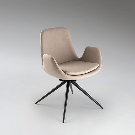 Scaune - Scaun pivotant dining design elegant Zuna bej