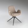 Scaun pivotant dining design elegant Zuna bej