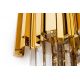 Aplice, corpuri de iluminat pentru pereti - Aplica de perete, Cristale de Sticla, Glamour Wall Gold