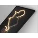 Tablouri - Tablou de perete decorativ cu iluminat Saxofon