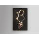 Tablouri - Tablou de perete decorativ cu iluminat Saxofon