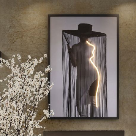 Tablouri - Tablou de perete decorativ cu iluminat Diva