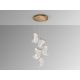 Pendule, Lustre suspendate - Lustra LED suspendata design ultra-modern Velos II auriu