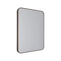 Oglinda baie cu iluminat LED MIRROR Bronz 76x91cm
