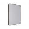 Oglinda baie cu iluminat LED MIRROR Bronz 76x91cm