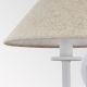 Candelabre, Lustre - Candelabru 3 brate LUX, Metal, Alb, Abajur In, GLADWYNE