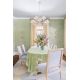 Candelabre, Lustre - Candelabru 6 brate LUX, Metal, Alb, Abajur In, GLADWYNE