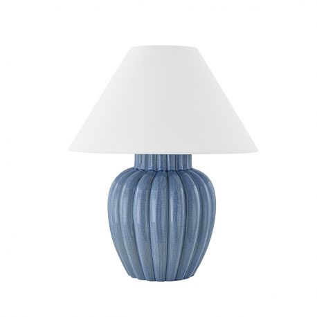 Veioze - Veioza LUX, Ceramica Albastra, Tesatura In, CLARENDON