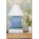 Veioze - Veioza LUX, Ceramica Albastra, Tesatura In, CLARENDON