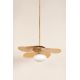 Pendule, Lustre suspendate - Lustra suspendata, Metal, Foita Auriu Vintage, ALLIDA