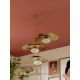 Pendule, Lustre suspendate - Lustra suspendata, Metal, Foita Auriu Vintage, ALLIDA