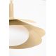 Pendule, Lustre suspendate - Lustra suspendata, Metal, Foita Auriu Vintage, BROOKHAVEN 56cm