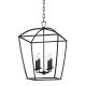 Lustra suspendata design felinar, Metal antic, BRYANT