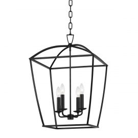 Pendule, Lustre suspendate - Lustra suspendata design felinar, Metal antic, BRYANT