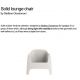 Fotolii - Set de 4 Scaune moderne de exterior / interior design premium SOLID LOUNGE CHAIR