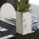 Ghiveci plante design decorativ modern interior / exterior HIGH CUBE mini 14x14x28cm