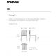 Scaune - Set de 4 Scaune moderne de exterior / interior design premium SPRITZ CHAIR