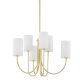 Candelabru 6 brate LUX contemporan Harlem