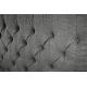 Paturi - Pat elegant tapitat cu tesatura gri, PARIS CHESTERFIELD 180x200cm