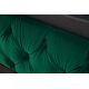 Paturi - Pat elegant tapitat cu catifea verde inchis, PARIS CHESTERFIELD 180x200cm
