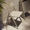 Set de 4 Scaune pliabile moderne de exterior / interior design premium QUARTZ FOLDING CHAIR