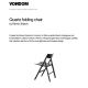 Scaune - Set de 4 Scaune pliabile moderne de exterior / interior design premium QUARTZ FOLDING CHAIR
