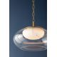 Pendule, Lustre suspendate - Lustra LED Suspendata, Sticla, Alabastru, Moore