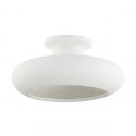 Plafoniera realizata manual din ceramica alba Annie