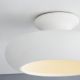 Plafoniere - Plafoniera realizata manual din ceramica alba Annie