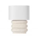 Veioza, Lampa de masa din ceramica alba Ewing