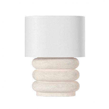 Veioze - Veioza, Lampa de masa din ceramica alba Ewing