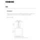 Masa de exterior / interior design modern premium PEZZETTINA TABLE 90x90x73