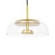 Pendule, Lustre suspendate - Lustra suspendata LED, Metal, Sticla, Eden
