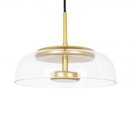 Pendule, Lustre suspendate - Lustra suspendata LED, Metal, Sticla, Eden