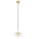 Pendule, Lustre suspendate - Lustra suspendata LED, Metal, Sticla, Eden