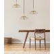 Pendule, Lustre suspendate - Lustra suspendata LED, Metal, Sticla, Eden