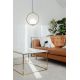 Pendule, Lustre suspendate - Lustra design miminalist, Metal auriu, Glob Sticla, AURELIA 25