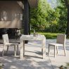 Masa de exterior / interior design modern premium JUT TABLE 90x90cm