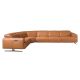 Coltare - Coltar 5 locuri, Functia Relax, Sezlong Stanga, Cowhide maro