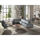 Coltare - Coltar 5 locuri, Functia Relax, Sezlong Dreapta, Cowhide gri