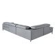 Coltare - Coltar 5 locuri, Functia Relax, Sezlong Stanga, Cowhide gri