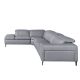 Coltare - Coltar 5 locuri, Functia Relax, Sezlong Stanga, Cowhide gri