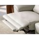 Coltare - Coltar LUX design italian, Functia Relax, Sezlong Dreapta, Cowhide gri